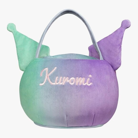 Hello Kitty Kuromi 12" Treat Gift Pail Plush Valentine's Easter Halloween Basket - Picture 3 of 4